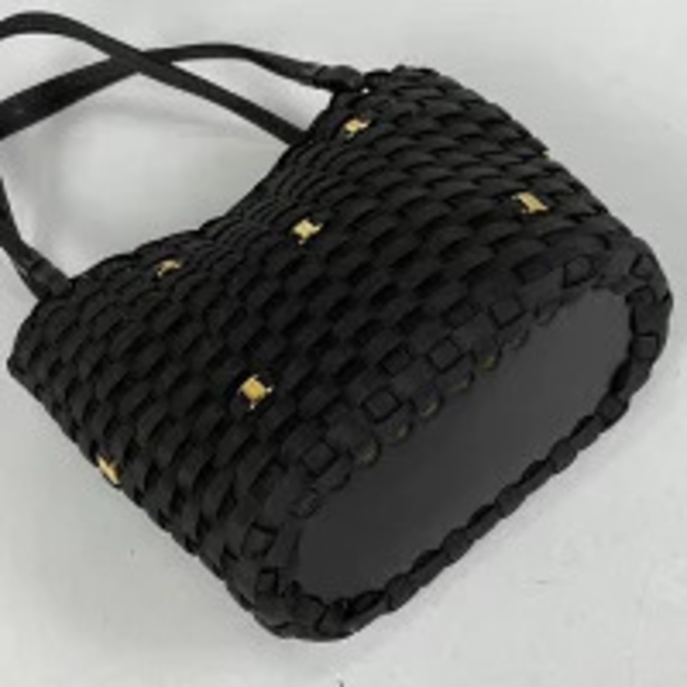 Salvatore Ferragamo Black Vara Handbag Bag Tote Black